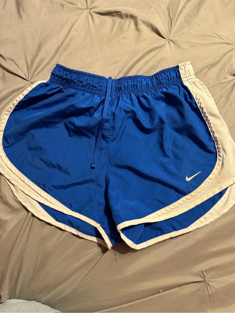Nike Royal Blue Athletic Shorts with White Trim